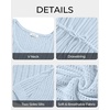 image:imageTalisea Plus Size Swimsuit Cover Up Women  Crochet Beach Romper Knit Bathing Suit Short Sleeve V Neck Swimwear Coverup DressLight Blue