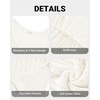image:imageTalisea Plus Size Swimsuit Cover Up Women  Crochet Beach Romper Knit Bathing Suit Short Sleeve V Neck Swimwear Coverup DressWhite