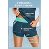 image:imageTalisea Women 2 Piece Tankini Swimsuit with Pockets Boy Shorts Modest Bathing Suit Tummy Control Tank TopTeal and Green