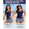 image:imageTalisea Womens Tankini Bathing Suits with Skirt Two Piece Tummy Control Swimsuits Ladies SwimwearBlue Star