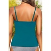 image:imageTalisea Womens Tankini Top Only Tummy Control Bathing Suits Top U Neck Swimwear Tops No BottomTeal