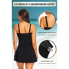 image:imageTalisea Womens Two Piece Tankini Bathing Suits with Skirt Tummy Control Swimsuits Ladies SwimwearBlack