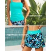 image:imageTalisea Womens Two Piece Tankini Bathing Suits with Skirt Tummy Control Swimsuits Ladies SwimwearBlue Leaves