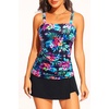 image:imageTalisea Womens Two Piece Tankini Bathing Suits with Skirt Tummy Control Swimsuits Ladies SwimwearColorful Floral