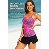image:imageTalisea Womens Two Piece Tankini Bathing Suits with Skirt Tummy Control Swimsuits Ladies SwimwearPink Flower