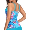 image:imageTalisea Womens Underwire Tummy Control Swimsuit Top with Push Up  No Bottom IncludedBlue Floral