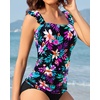 image:imageTankini Tops for Women Swimwear  Tummy Control Bathing Suit Swim Ruffle Swimsuits Top No Bottom 2025Colorful Floral