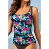 image:imageWomen Tankini Swim Top Only  Tummy Control Swimsuit Bathing Suit Top Available in PlusColorful Floral