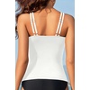 image:imageWomen Tankini Swim Top Only  Tummy Control Swimsuit Bathing Suit Top Available in PlusWhite