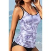 image:imageWomen Tankini Swim Top Only  Tummy Control Swimsuit Bathing Suit Top Available in PlusWhite Leaf
