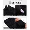 image:imageWomen Tankini with Shorts  Two Piece Bathing Suits One Shoulder Tummy Control Swimsuit 2025 Flowy SwimwearBlack