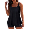 image:imageTalisea Women Flowy Tankini Swimsuit  Two Piece Bathing Suit with Shorts 2025 SwimwearBlack