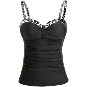image:imageTalisea Womens Underwire Tummy Control Swimsuit Top with Push Up  No Bottom IncludedBlack Floral