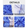 image:imagePlus Size Tankini Set Swimsuit  Women Two Piece Bathing Suit with Shorts Ruffle Sleeve Swimwear 2025Blue Paisley
