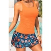 image:imageTalisea Tankini Bathing Suits with Skirt  Womens Two Piece Swimsuits with Pockets Tummy Control Modest Swimwear 2026Orange Floral