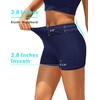 image:imageTalisea Womens High Waisted Swim Shorts  3 Bathing Suit Bottoms Boyshorts Swimsuits Board Shorts with Liner 2025Navy Blue
