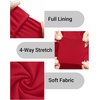image:imageTalisea Womens High Waisted Swim Shorts  3 Bathing Suit Bottoms Boyshorts Swimsuits Board Shorts with Liner 2025Red