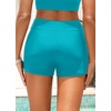 image:imageTalisea Womens High Waisted Swim Shorts  3 Bathing Suit Bottoms Boyshorts Swimsuits Board Shorts with Liner 2025Turquoise