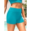 image:imageTalisea Womens High Waisted Swim Shorts  3 Bathing Suit Bottoms Boyshorts Swimsuits Board Shorts with Liner 2025Turquoise