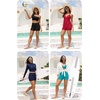 image:imageTalisea Womens High Waisted Swim Shorts  3 Bathing Suit Bottoms Boyshorts Swimsuits Board Shorts with Liner 2025Turquoise