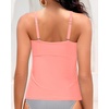 image:imageTalisea Womens Underwire Tummy Control Swimsuit Top with Push Up  No Bottom IncludedCoral Pink