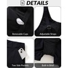 image:imageTankini Swimsuits with Shorts  Two Piece Swimsuits Tummy Control Bathing Suits with Two Side Pockets 2025Black