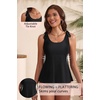 image:imageWomens Flowy Tankini Top Only Modest Swimsuit Top Tie Knot Bathing Suit No Bottom 2025Black