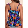 image:imageWomens Flowy Tankini Top Only Modest Swimsuit Top Tie Knot Bathing Suit No Bottom 2025Colorful Floral