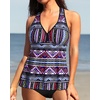 image:imageWomens Racerback Swim Tops  Flowy Bathing Suit Top Modest Swimsuit No Bottom Racerback Tribal XL