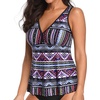 image:imageWomens Racerback Swim Tops  Flowy Bathing Suit Top Modest Swimsuit No Bottom Racerback Tribal XL