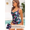 image:imageWomens Underwire Tankini Top Only  Tummy Control Bathing Suit Top No Bottom 2025Colorful Floral