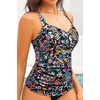 image:imageWomens Underwire Tankini Top Only  Tummy Control Bathing Suit Top No Bottom 2025Colorful Paisley