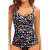 image:imageWomens Underwire Tankini Top Only  Tummy Control Bathing Suit Top No Bottom 2025Colorful Paisley