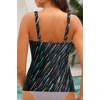 image:imageWomens Underwire Tankini Top Only  Tummy Control Bathing Suit Top No Bottom 2025Colorful Stripe
