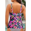 image:imageWomens Underwire Tankini Top Only  Tummy Control Bathing Suit Top No Bottom 2025Navy Blue Magenta