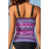 image:imageWomens VWire Tankini Swim Tops  Tummy Control Ruched Swimsuit Bathing Suit Top Only Slimming Swimwear No BottomPink Tribal