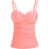image:imageTalisea Womens Underwire Tummy Control Swimsuit Top with Push Up  No Bottom IncludedCoral Pink