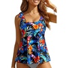 image:imageWomens Flowy Tankini Top Only Modest Swimsuit Top Tie Knot Bathing Suit No Bottom 2025Colorful Floral
