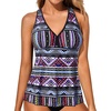 image:imageWomens Racerback Swim Tops  Flowy Bathing Suit Top Modest Swimsuit No Bottom Racerback Tribal XL