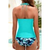 image:imageWomens Two Piece Tankini Swimsuits  Tummy Control Bathing Suits SwimwearAqua Floral