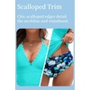 image:imageWomens Two Piece Tankini Swimsuits  Tummy Control Bathing Suits SwimwearAqua Floral