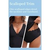 image:imageWomens Two Piece Tankini Swimsuits  Tummy Control Bathing Suits SwimwearBlack