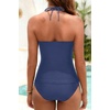 image:imageWomens Two Piece Tankini Swimsuits  Tummy Control Bathing Suits SwimwearBlue