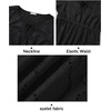 image:imageTalisea Plus Size Swimsuit Cover Up  Bathing Suit Coverup for Women  Casual summer beach swimsuit eyelet crew neck style with short sleeves for bathing suit amp swimwear coverupBlack