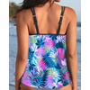 image:imageWomens Flowy Tankini Tops Only  Modest Bathing Suit Swim Tops No Bottom  Flowy design provides a relaxed fit Adjustable straps offers a customizable fit Removable Pads and fully lined for comfortLeaves