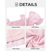image:imagePlus Size Square Neck Puff Sleeve Swiss Dot Graduation Dress  Swiss dot chiffon  square neck  puff sleeves  smocked bodice  tiered ruffle hem  flowy short dressPink