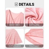 image:imagePlus Size Summer Dress  Casual Midi Eyelet V Neck A Line Dress for Women  Plus size casual dress breathable eyelet material short sleeve wrap Vneck with belt and Aline style for curvy womenPink