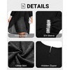 image:imageTalisea Plus Size Wedding Guest Dress  Glitter Cape Sleeve Cocktail Dress  Elegant chiffon cape 34 sleeves glitter evening party cocktail dress formal church style for curvy wedding guestsBlack
