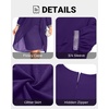 image:imageTalisea Plus Size Wedding Guest Dress  Glitter Cape Sleeve Cocktail Dress  Elegant chiffon cape 34 sleeves glitter evening party cocktail dress formal church style for curvy wedding guestsPurple