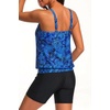 image:imageBlouson Tankini with Shorts  7 BoyLeg Two Piece Swimsuit with Pockets  7 shorts provide full coverage Side pockets hold your small essentials Adjustable straps ensure a personalized fitBlue Paisley